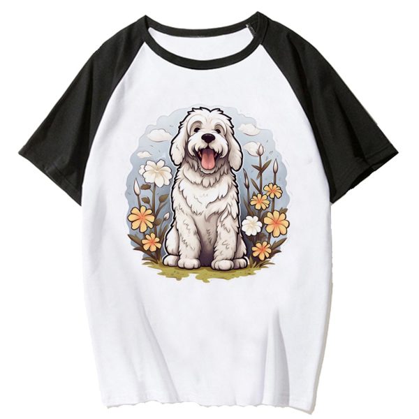 Labradoodle t-shirts women designer manga Tee girl clothing